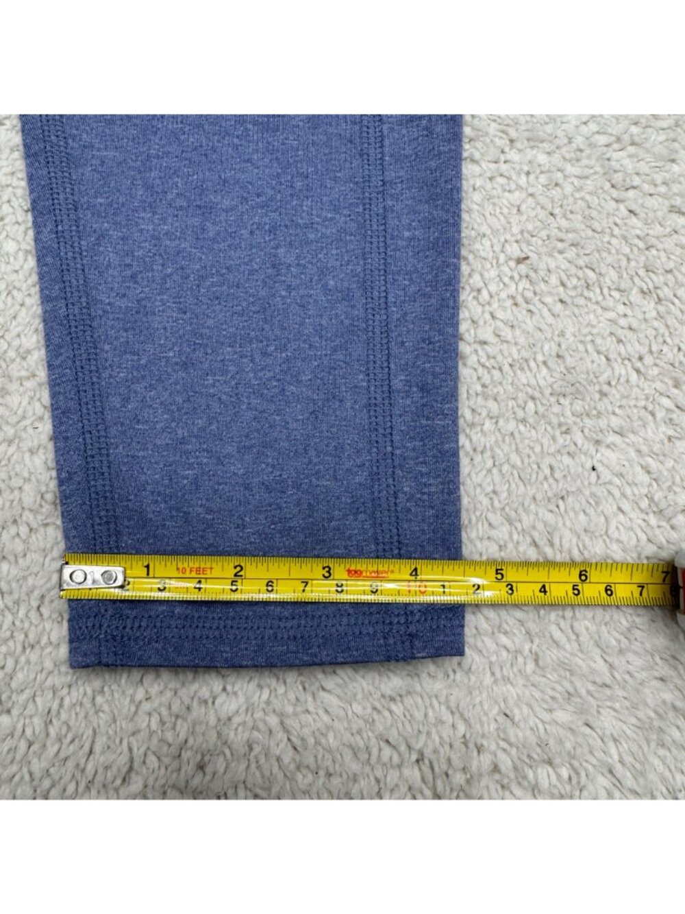 San Francisco City Lights Women's Legging High Rise Blue Activewear Pockets Sz M - Picture 6 of 8